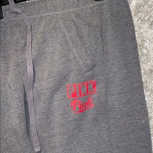 victoria secret grey sweatpants